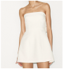 Blanc-S - ROBE BUSTIER À LACET
